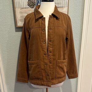 Boston Traders Sz Small Tan Corduroy Utility Jacket